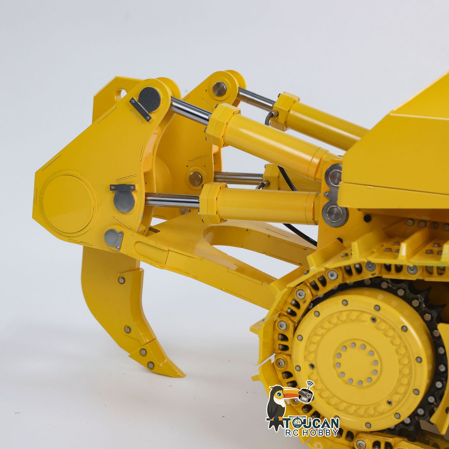 Metal JDMODEL 1/14 RC Hydraulic Bulldozer 575 Huge Dozer Heavy Machine Frsky X14 Radio RTR Mix Controlled Car Upgrade Smoking