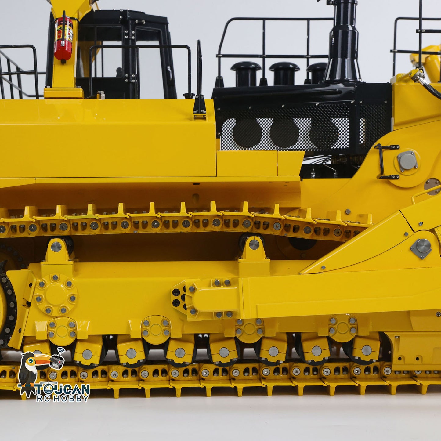 Metal JDMODEL 1/14 RC Hydraulic Bulldozer 575 Huge Dozer Heavy Machine Frsky X14 Radio RTR Mix Controlled Car Upgrade Smoking