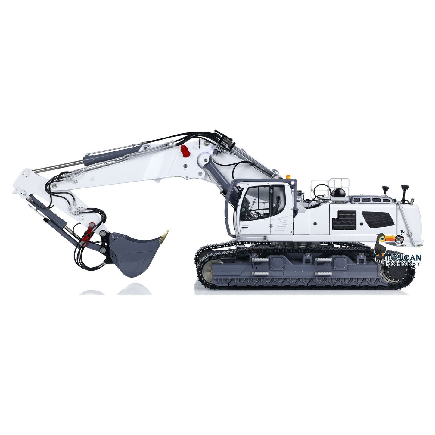 Heavy Machine 1/14 RC Full Hydraulic Excavator LESU LR960 Construction Digger