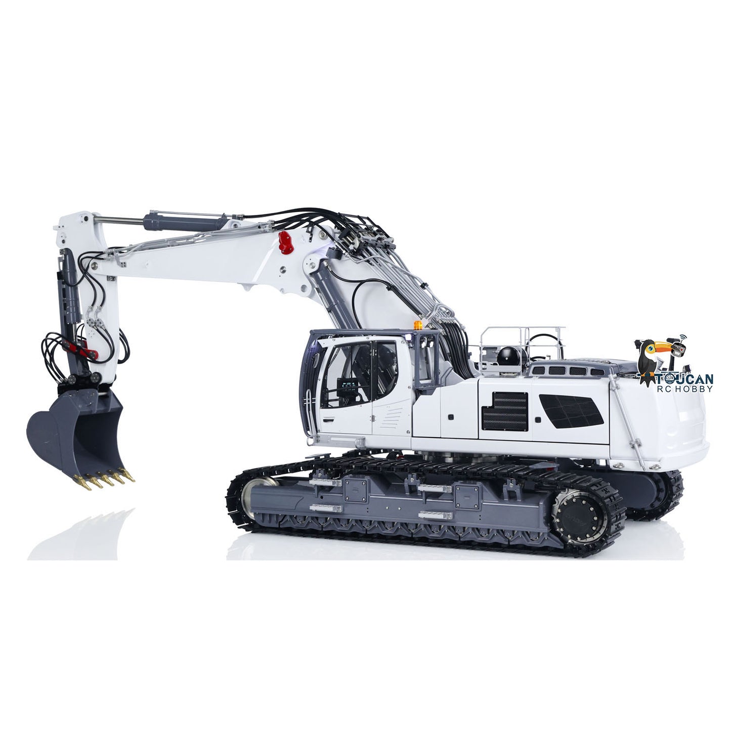 LESU 1/14 RC Heavy Full Hydraulic Demolition Excavator Aoue LR960 XE Two Type Digging Arms RTR Model Digger Construction Car