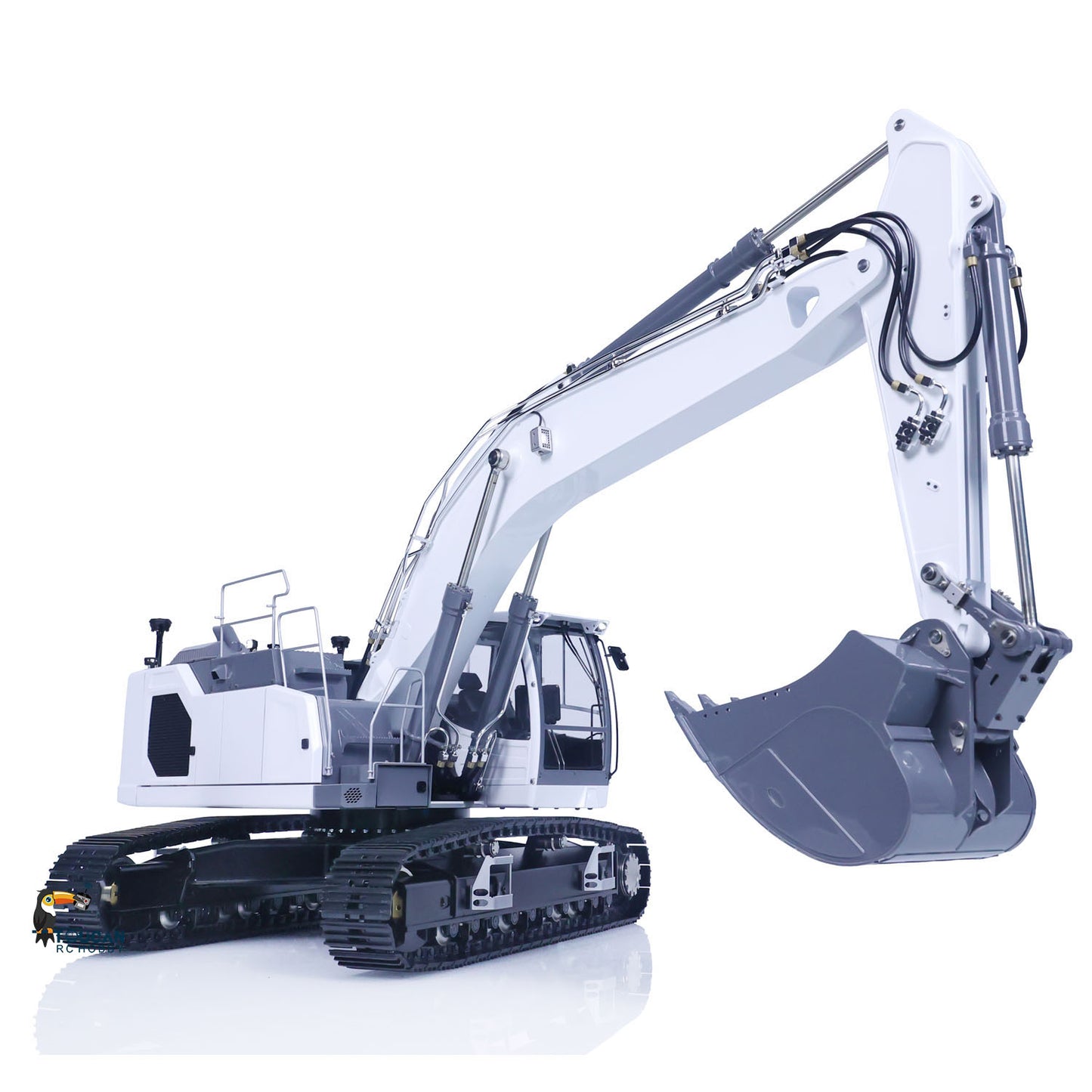 IN STOCK 1/14 Scale LESU 945 Metal Hydraulic RC Digger LESU Aoue-LR945 Wireless Radio Control Excavator Assembled Painted Lights System 7CH Valve