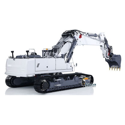 1/14 RC Full Hydraulic Excavator LESU Aoue LR960 Demolition Digging Arm Pump Lights Two Arms Digger 13CH Valve Car Model PNP