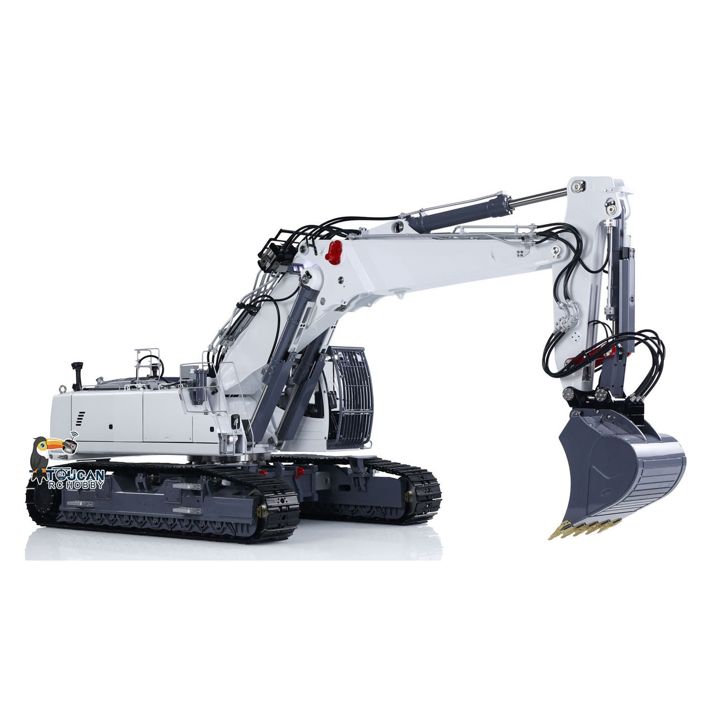 LESU 1/14 RC Heavy Full Hydraulic Demolition Excavator Aoue LR960 XE Two Type Digging Arms RTR Model Digger Construction Car