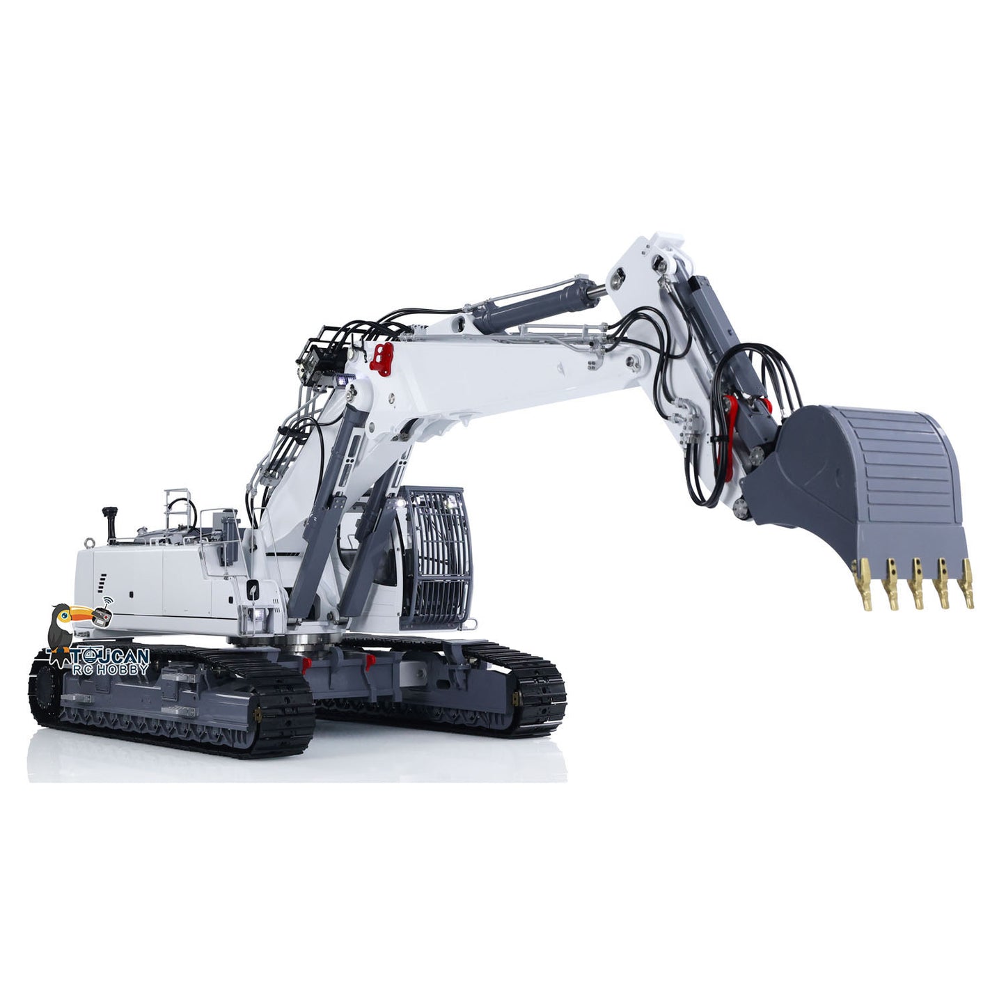 Heavy Machine 1/14 RC Full Hydraulic Excavator LESU LR960 Construction Digger