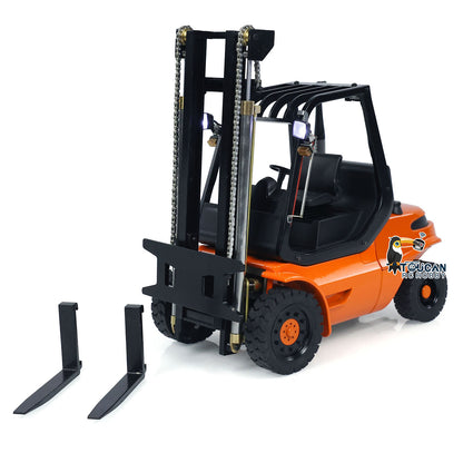 1/14 Hydraulic RC Forklift Wheeled Transfer Car Metal Construction Vehicles