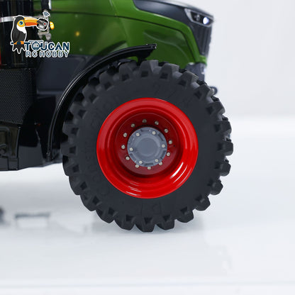 IN STOCK LESU 1/16 4X4 Fendt 1050 RC Tractors Metal Chassis Ready to Run Car Differential Lock Model FrSky ST8 ESC Servo Motor DIY Vehicle