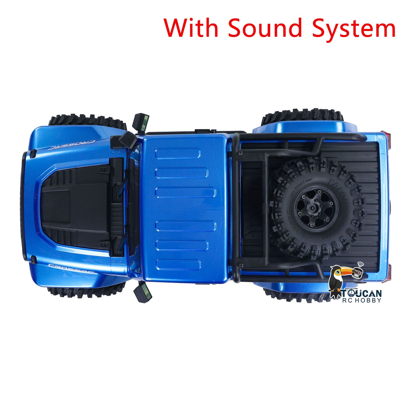 1/8 CROSS RC EMOX Off-road Vehicle Light Sounds Radio Control Crawler 2Speed Assembled Emulated Car Hobby Models 4WD