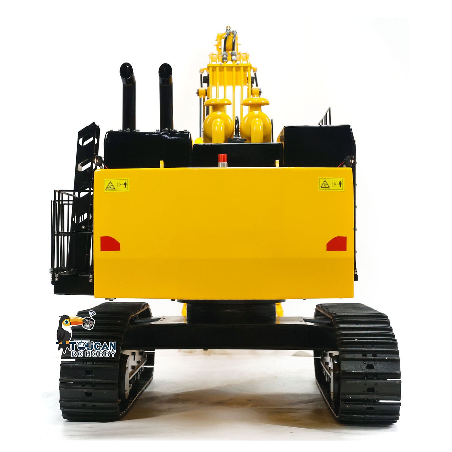 1/8 Scale PC1250 RC Hydraulic Excavator Metal Heavy Duty Construction Vehicle  Assembled and Painted Light System