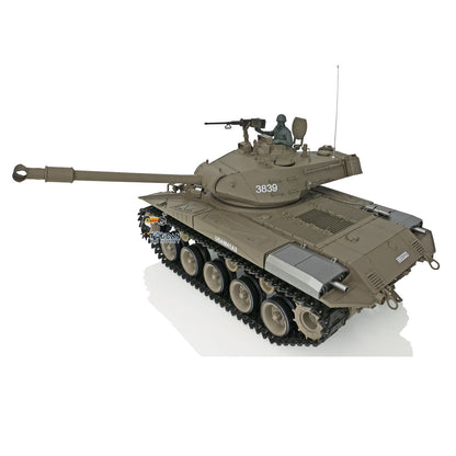 US Stock 2.4Ghz Henglong 1/16 Scale 7.0 Plastic Walker Bulldog RTR RC Tank Remote Control Panzer Military Model 3839 Infrared Combating