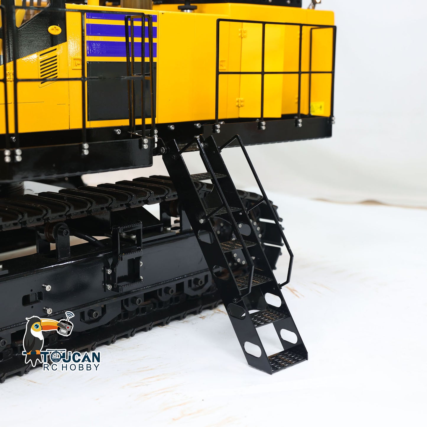 1/8 Scale PC1250 RC Hydraulic Excavator Metal Heavy Duty Construction Vehicle  Assembled and Painted Light System