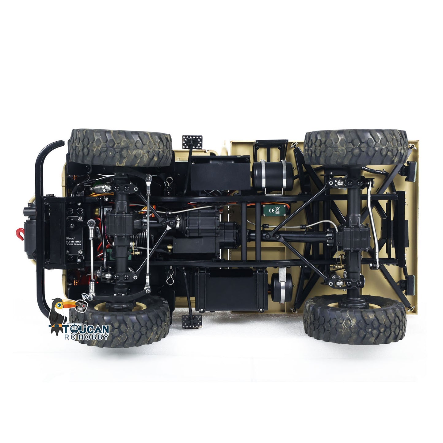 1/10 4x4 LESU RC Off-Road Vehicles RTR UM406 Crawler Trucks Model Brushless Motor ESC 2Speed Transmission Simulation Electric Car