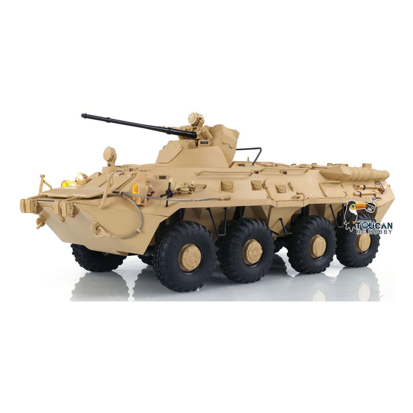 CROSSRC 1/12 RC Armored Transport Vehicle BT8 8X8 RTR Radio Control Emulated Military Car Hobby Models Two-speed Motor Servo ESC