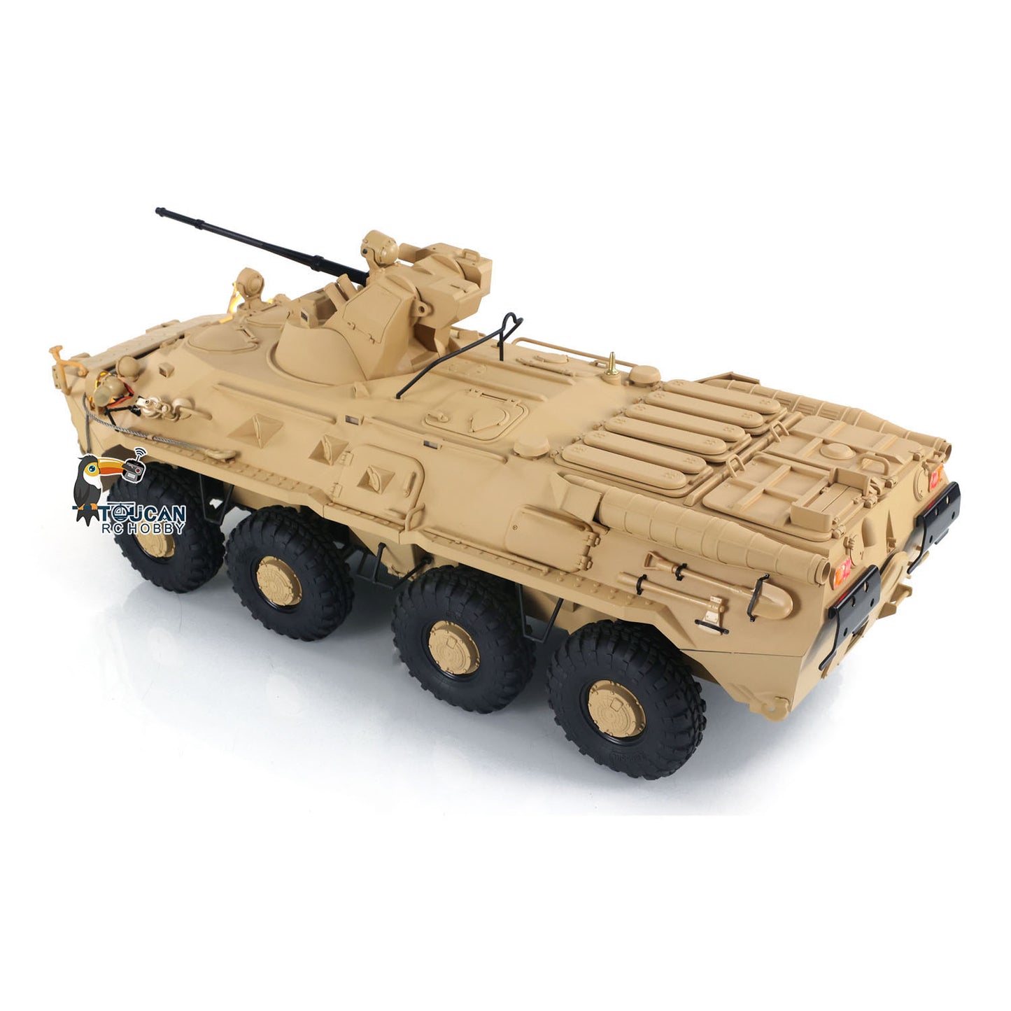 CROSSRC 1/12 RC Armored Transport Vehicle BT8 8X8 RTR Radio Control Emulated Military Car Hobby Models Two-speed Motor Servo ESC