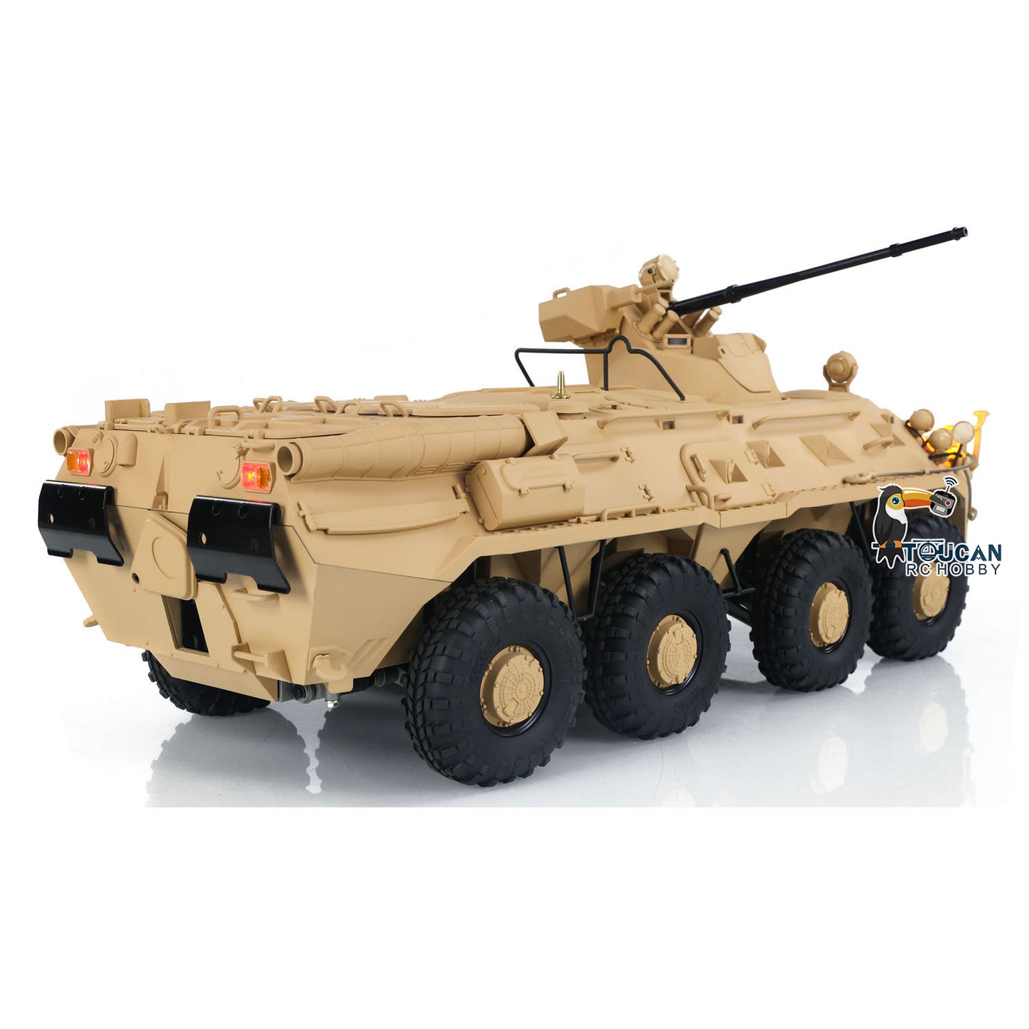 CROSSRC 1/12 RC Armored Transport Vehicle BT8 8X8 RTR Radio Control Emulated Military Car Hobby Models Two-speed Motor Servo ESC