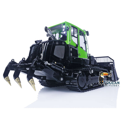 LESU Painted 1/14 Metal RC Hydraulic Loader 636 Remote Control Tracked Car PL18EV Lite Light Sound System ESC Servo