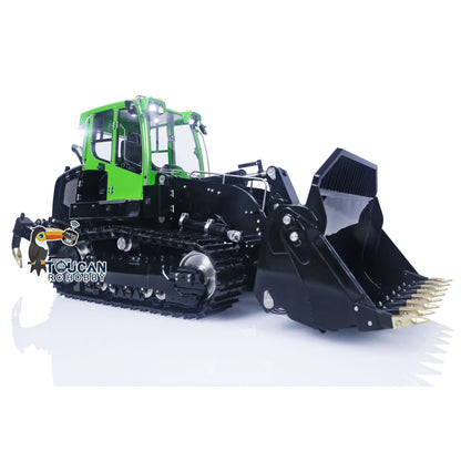 LESU Painted 1/14 Metal RC Hydraulic Loader 636 Remote Control Tracked Car PL18EV Lite Light Sound System ESC Servo