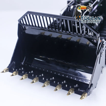 LESU Painted 1/14 Metal RC Hydraulic Loader 636 Remote Control Tracked Car PL18EV Lite Light Sound System ESC Servo