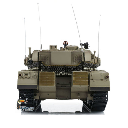 Heng Long 1/16 RC Battle Tank IDF Merkava MK IV 3958 Turret 360 Degree Rotating Barrel Recoil Radio Controlled Model