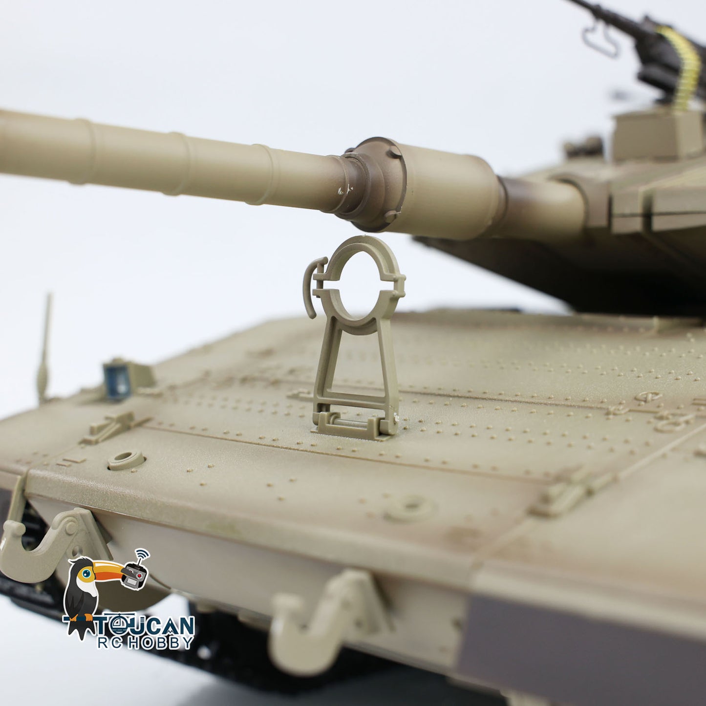 Henglong RC Tank TK7.0 IDF Merkava MK IV RC Main Battle Tank Infrared Combating Turret Rotation Standard Edition 3958-1