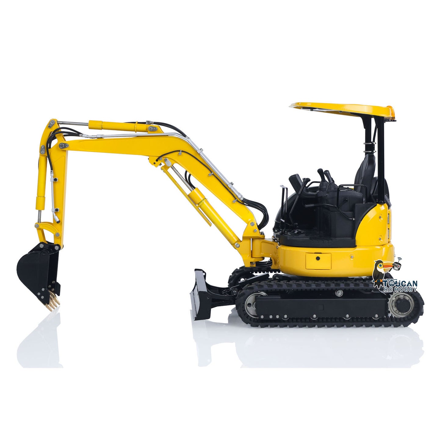 LESU 1/14 Mini RC Hydraulic Excavator PC30 Metal Radio Controlled Digger Model Frsky X14 Radio Upgrade Sound System Battery