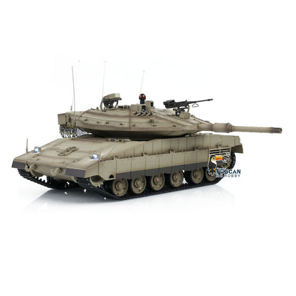 Henglong RC Tank TK7.0 IDF Merkava MK IV RC Main Battle Tank Infrared Combating Turret Rotation Standard Edition 3958-1