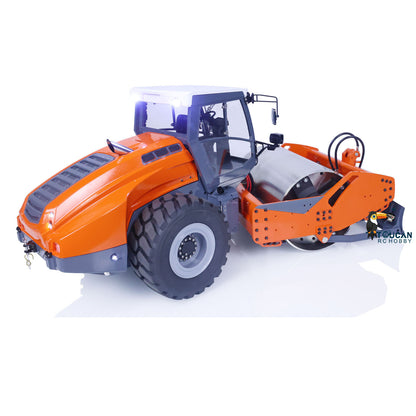 LESU Metal 1:14 Hydraulic Painted Assembled RC Road Roller Remote Control Truck Hobby Model FlySky I6S ESC Servo Motor