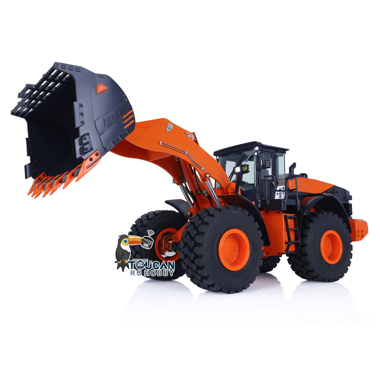 1/14 Hydraulic RC Loader ZW370 JDM 198 Remote Control Metal Construction Truck W/ New Sound Module Model