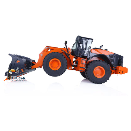 1/14 Hydraulic RC Loader ZW370 JDM 198 Remote Control Metal Construction Truck W/ New Sound Module Model