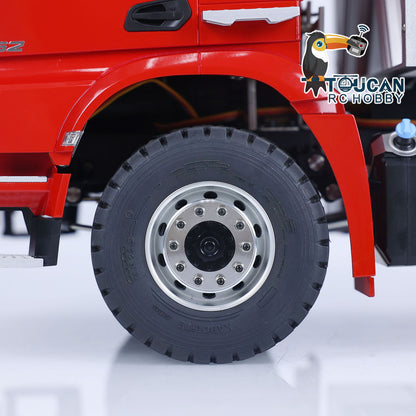 Kabolite K3362 Remote Control Metal Hydraulic Tipper Truck 1/14 Ready to Run Lorry 4*4 RC Dump Truck Light Sound Motor Servo Cylinder