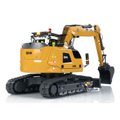 CUT 1/14 Scale 914 5-ways RC Hydraulic Excavator Valve Metal Remote Control Digger Hobby Model RTR Ver ESC Servo Motor