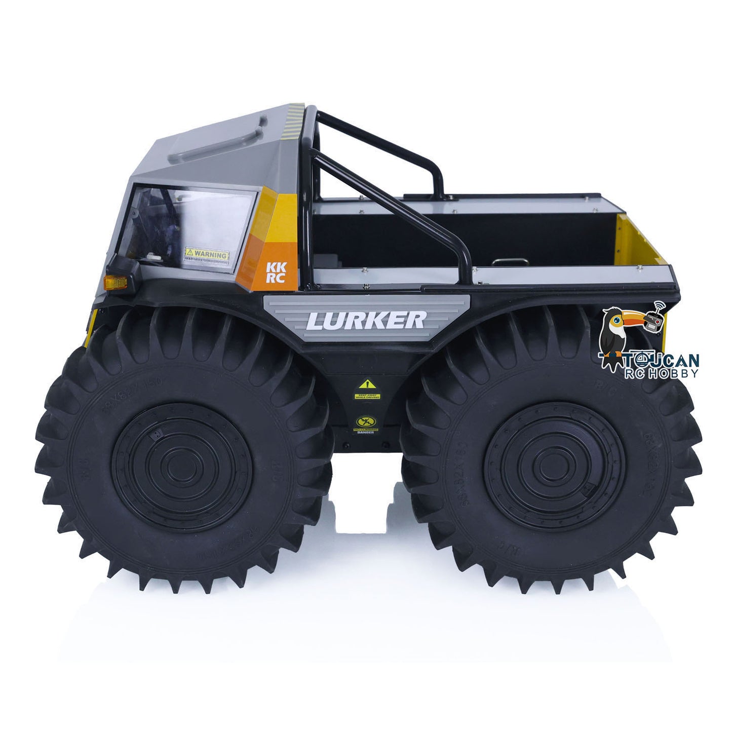 1/10 Scale All-terrain RC Off-road Vehicle Amphibious Climbing Car KIT/RTR D-E077 Painted Light Sound System