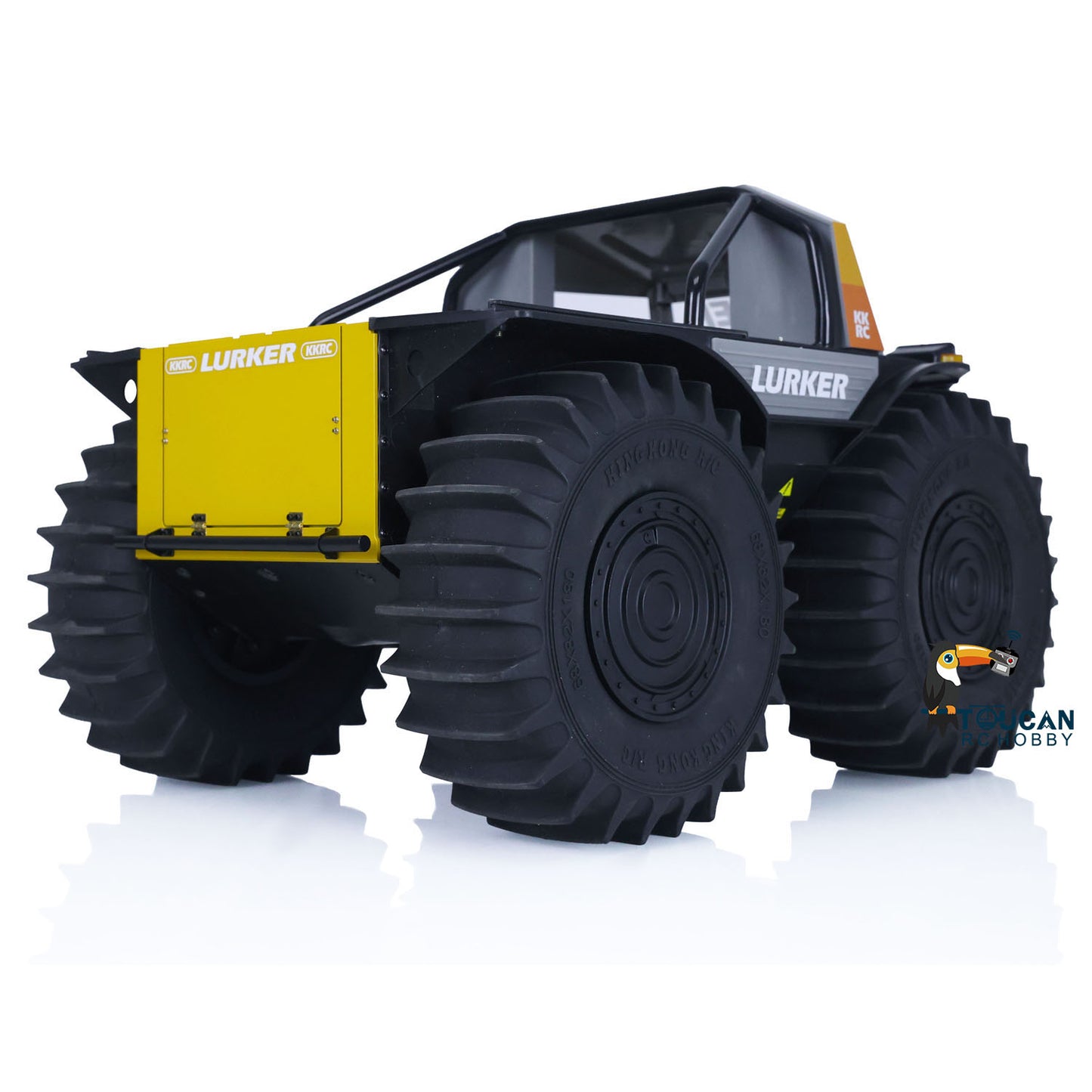 US STOCK D-E077 1/10 Scale Ready To Run Remote Controlled Off-road Vehicle All-terrain Amphibious Climbing Car Model Light System