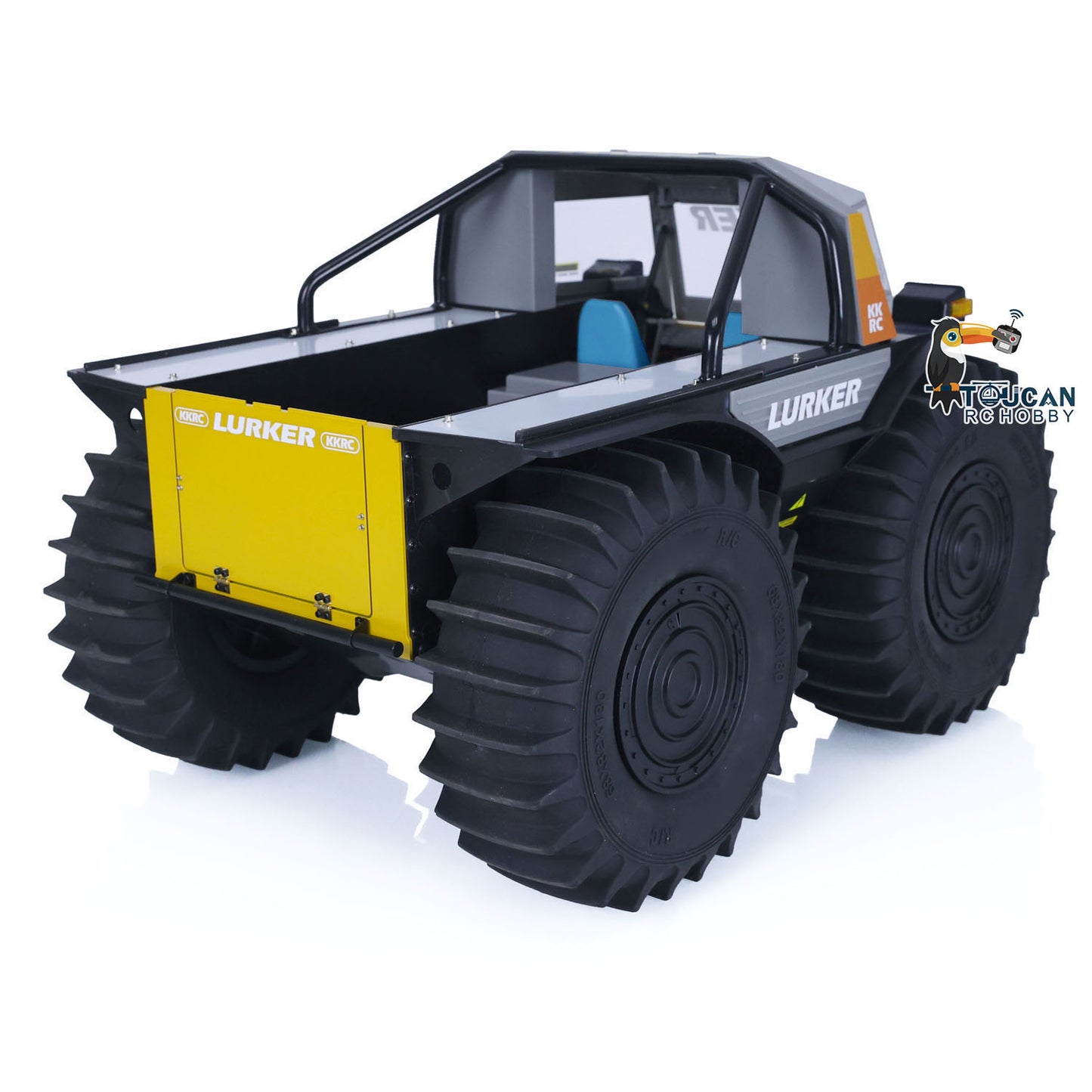 1/10 Scale All-terrain RC Off-road Vehicle Amphibious Climbing Car KIT/RTR D-E077 Painted Light Sound System