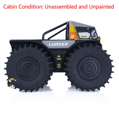 Kingkong 1/10 Scale All-terrain RC Off-road Vehicle Amphibious Climbing Car KIT/RTR D-E077 Painted Light Sound System