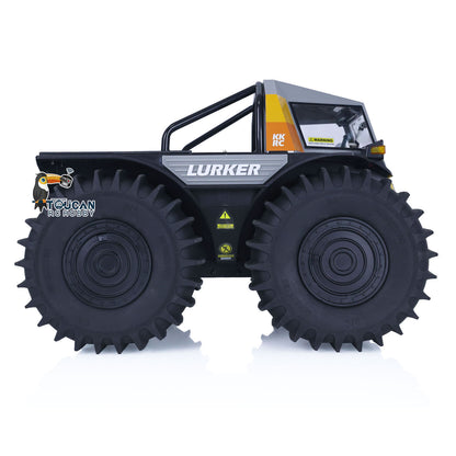 1/10 Scale All-terrain RC Off-road Vehicle Amphibious Climbing Car KIT/RTR D-E077 Painted Light Sound System