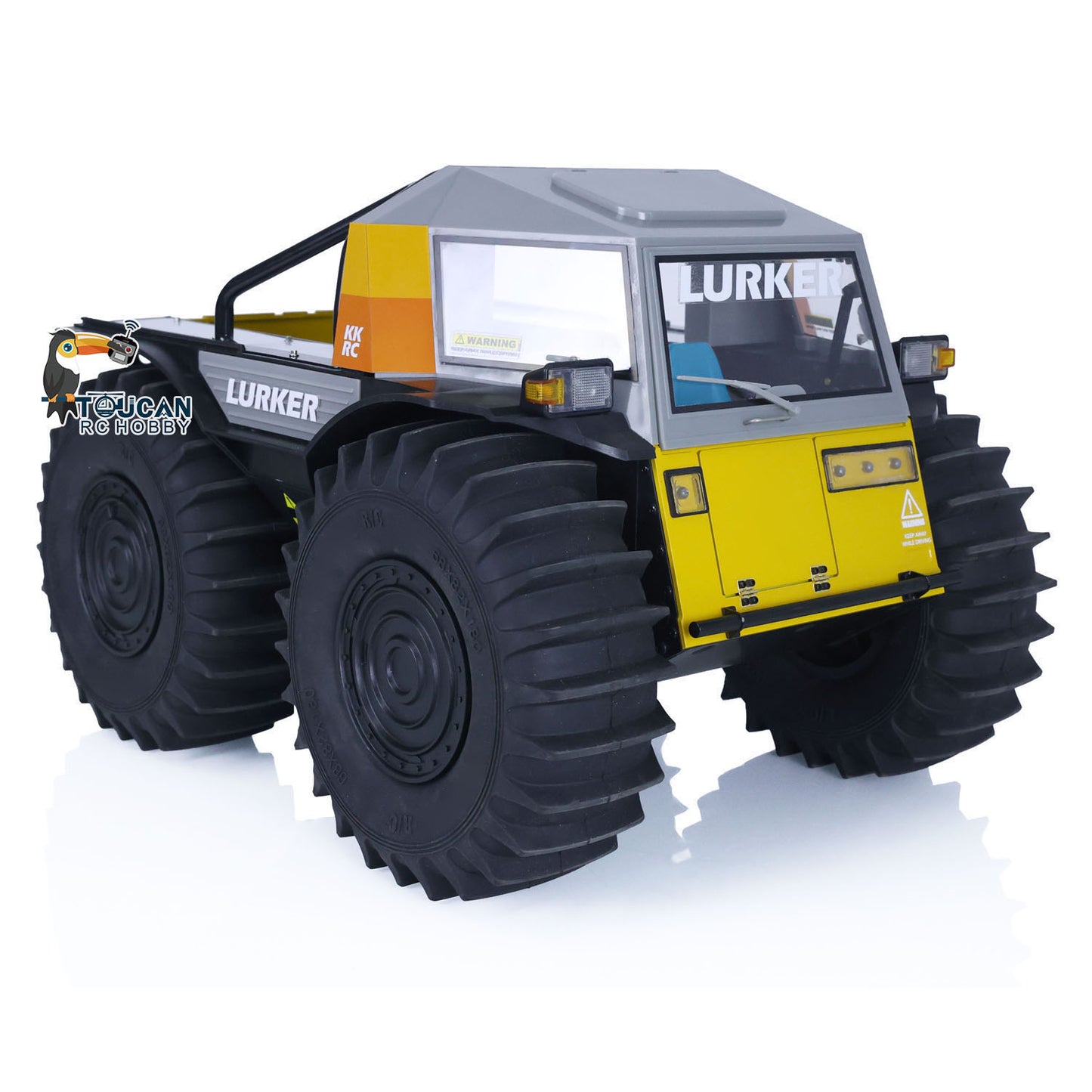 1/10 Scale All-terrain RC Off-road Vehicle Amphibious Climbing Car KIT/RTR D-E077 Painted Light Sound System