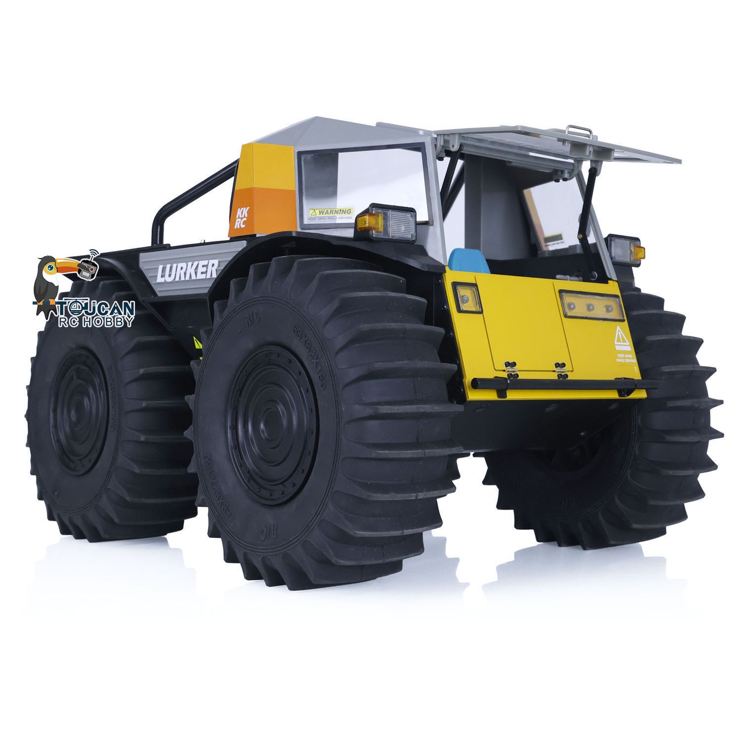 1/10 Scale All-terrain RC Off-road Vehicle Amphibious Climbing Car KIT/RTR D-E077 Painted Light Sound System