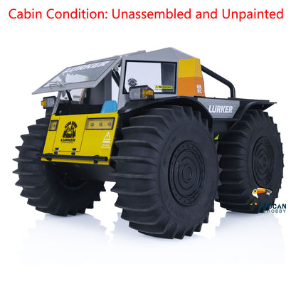 Kingkong 1/10 Scale All-terrain RC Off-road Vehicle Amphibious Climbing Car KIT/RTR D-E077 Painted Light Sound System