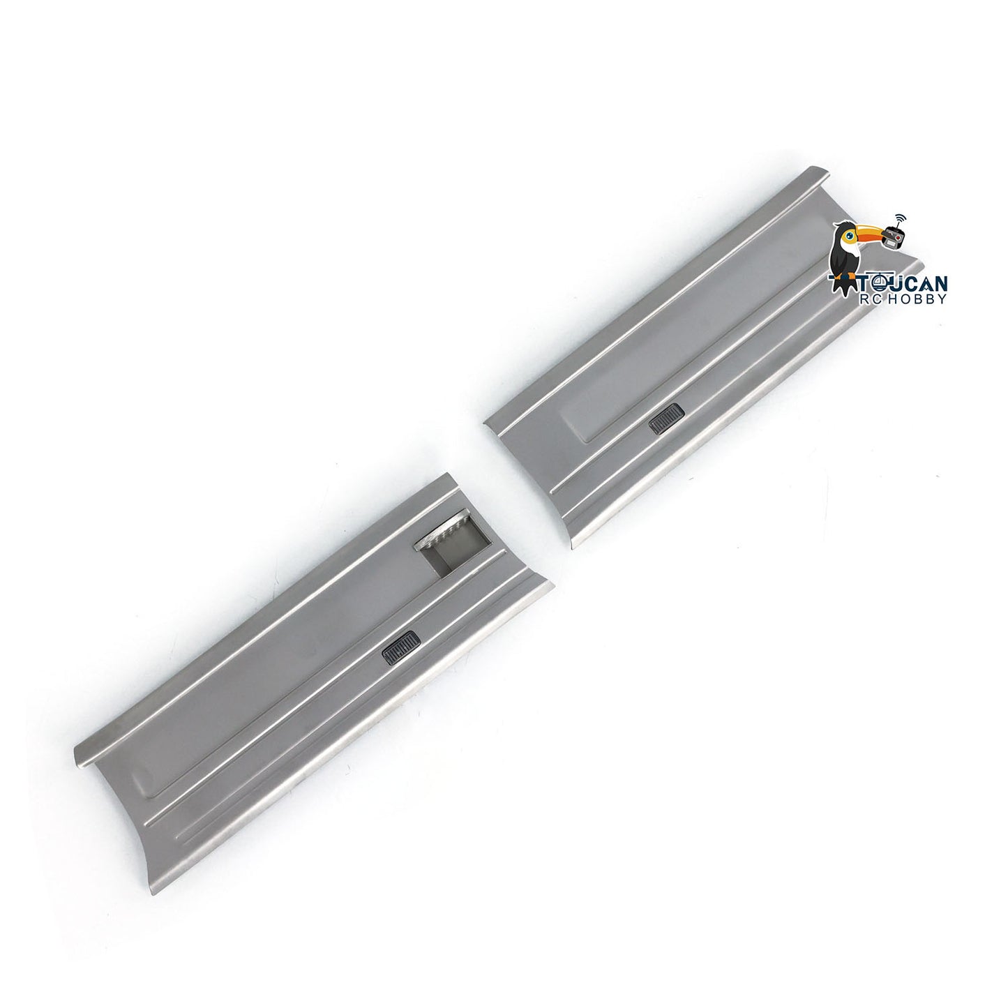 ScaleClub 1 Pair Metal Side Spoilers for 1/14 R620 RC Tractor Truck R730 Radio Controlled Car Model DIY Spare Parts