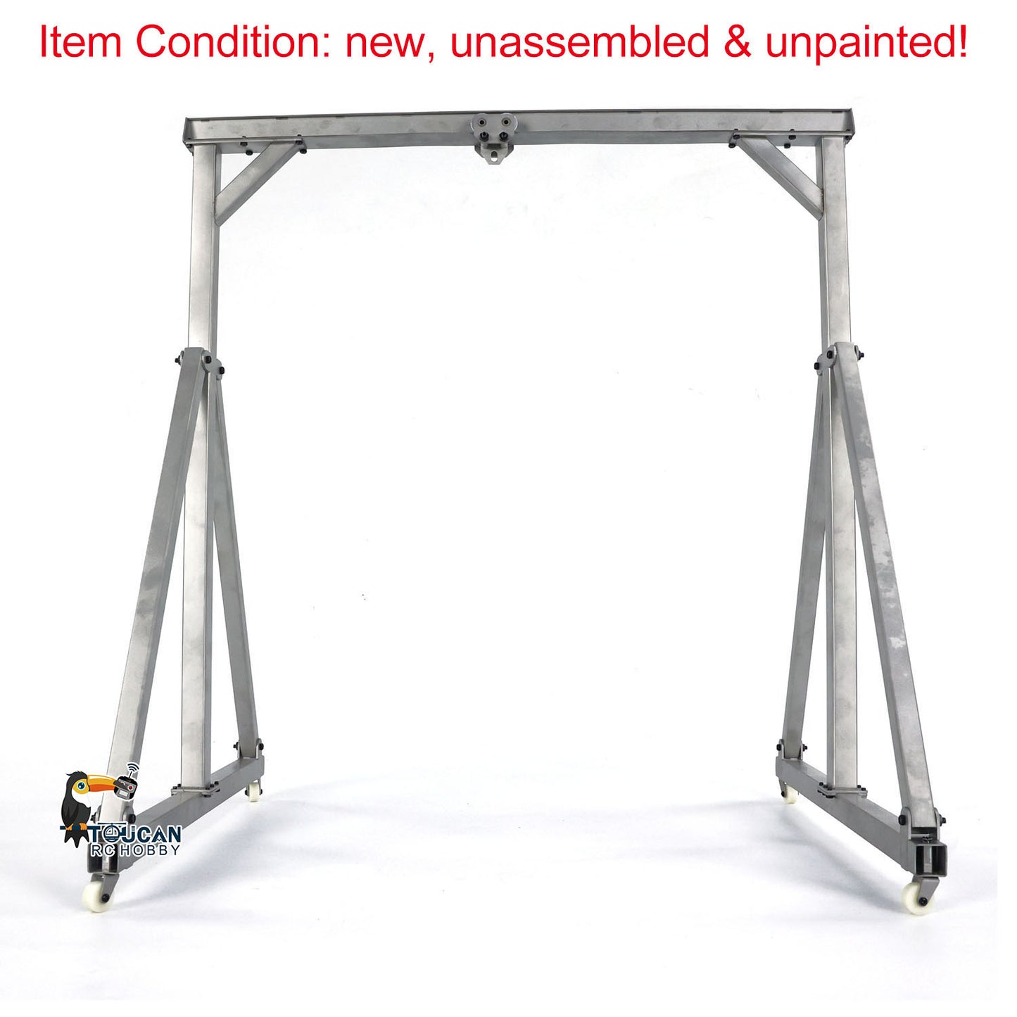 IN STOCK JDModel Metal Chain Block Hoist Gantry Crane for 1/14 RC Crane Remote Control Engineering Vehicles Model