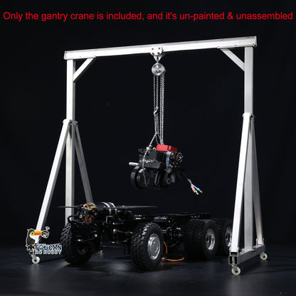 IN STOCK JDModel Metal Chain Block Hoist Gantry Crane for 1/14 RC Crane Remote Control Engineering Vehicles Model