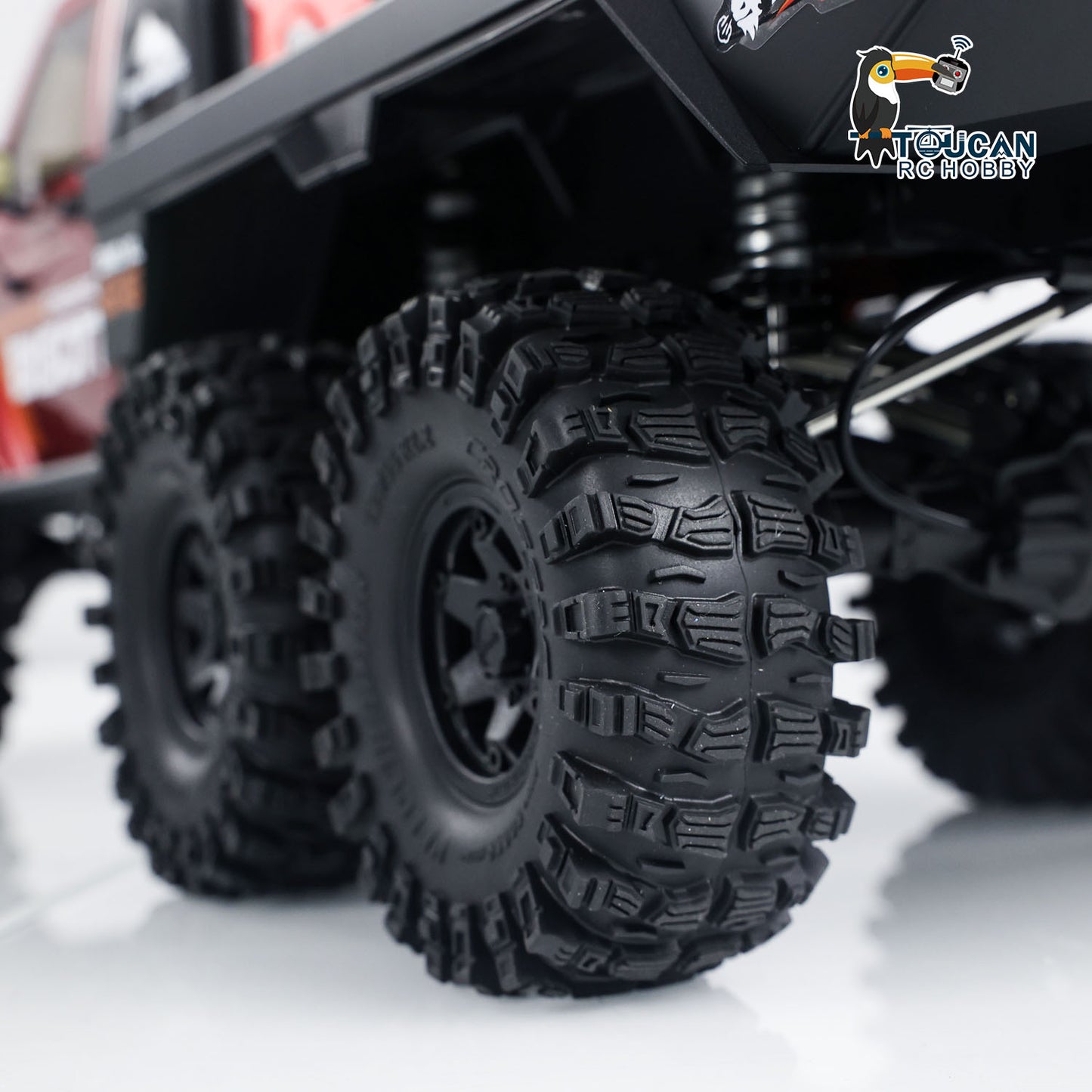 CORSSRC EMO XL 1/8 6WD 6x6 RC Crawler Car Radio Control Off-road Hauler Vehicles DIY Model Two-speed Transmission 775*302*288mm