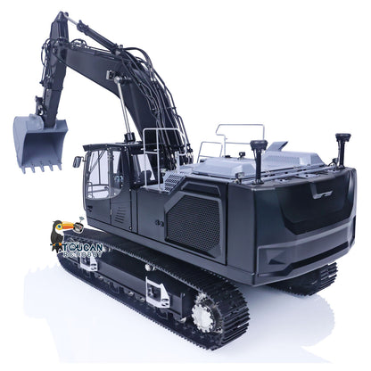 1/14 Metal LESU LR945 RC Hydraulic Excavator Remote Controlled Digger Assembled Painted Model PL18EV Lite ESC Servo