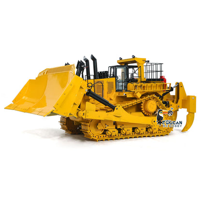 TOUCAN 110KG! D11T 1/10 Scale RC Hydraulic Bulldozer Heavy Duty Metal Radio Controlled Giant Dozers 3 Plows Ready to Run