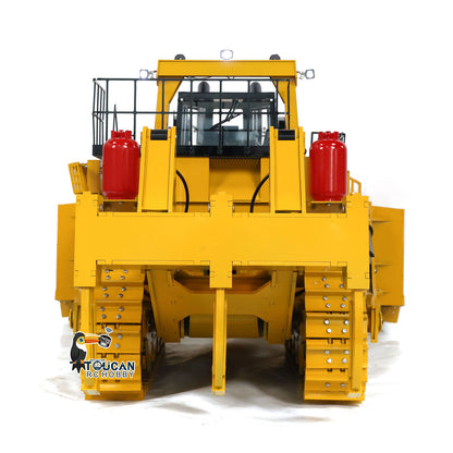 TOUCAN 110KG! D11T 1/10 Scale RC Hydraulic Bulldozer Heavy Duty Metal Radio Controlled Giant Dozers 3 Plows Ready to Run