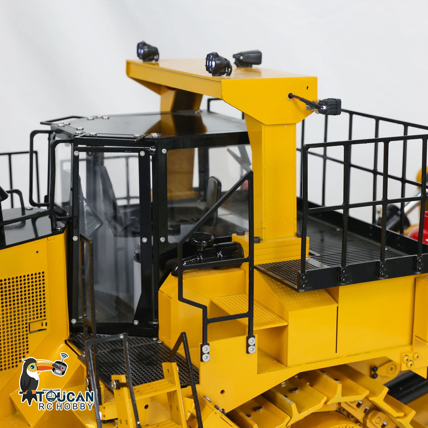 TOUCAN 110KG! D11T 1/10 Scale RC Hydraulic Bulldozer Heavy Duty Metal Radio Controlled Giant Dozers 3 Plows Ready to Run