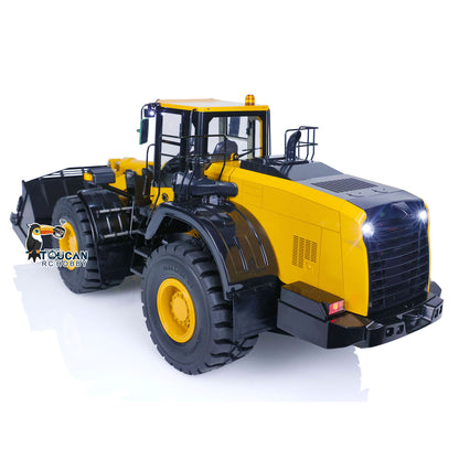 MTMODEL Metal 1/14 RC Hydraulic Loader WA480 Remote Control Heavy Machine Construction Vehicles fork Bucke Tiltable Dozer Blade