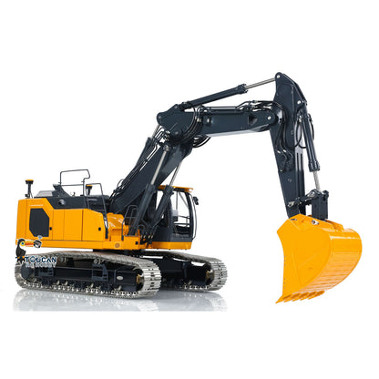 LESU LR945 1/14 3-arm RC Hydraulic Equipment Metal Excavator Remote Control Digger Electric Vehicle Kits PNP RTR Optional Versions