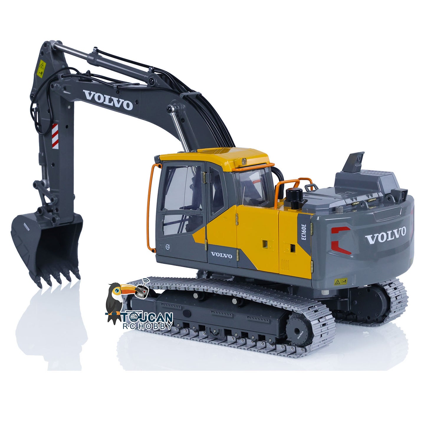 1:14 DoubleE E010 EC 160E Full Alloy Metal RC Excavator Radio Controlled Engineering Vehicle Toys Hobby Model DIY