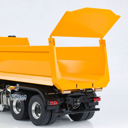 Kabolite 1/14 K3366 RC Hydraulic Tipper Car 8X8 Radio Control Dumper Truck Model 673.3x208.2x273mm Light Sound System